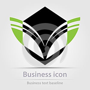 Originally designed vector color business icon