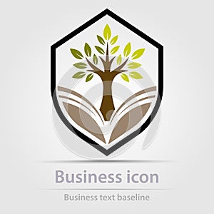 Originally designed vector color business icon