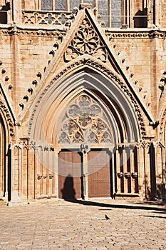 Originally Latin St. Nikolas Cathedral and later known as Famagusta Hagia Sophia Mosque entrance, Lala Mustafa Pasha Mosque is the