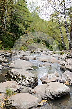 The origins of the Belokurikha River in the Altai Mountains