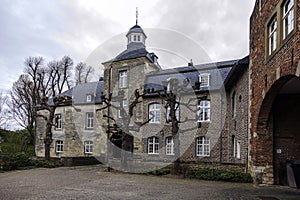 The partially moated Castle Wijnandsrade is located in South Limburg in the village of the same name photo