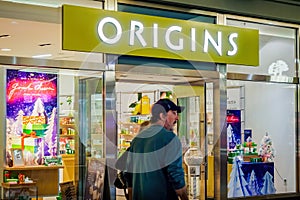 Origins shop at Ala Moana Center - Night view