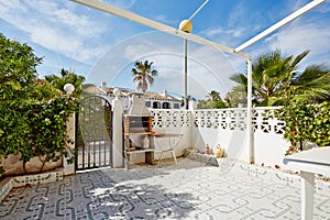 Orihuela, Spain- June 06, 2016: Apartments for tourists near the sea in Spain
