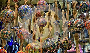 Orinetal Beads Hanged in Grand Bazaar