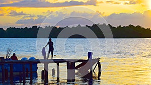 Orinoco life on the river