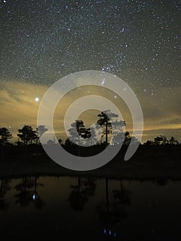 Orion constellation stars observing night sky nightscape photo