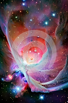 Orion Nebula M42. Generative Artificial Intelligence