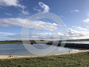 Orkney Isles Beach Landscape