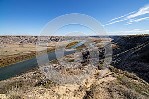 Orkney Viewpoint on the Dinosaur Trail in Drumheller, Alberta, Canada