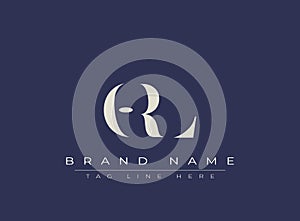 ORL abstract letter logo design