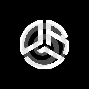 ORL letter logo design on black background. ORL creative initials letter logo concept. ORL letter design