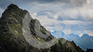 Orla Perc and the low clouds