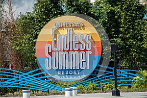 Endless Summer Resort sign at Universal Studios area 40