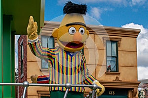 Bert in Sesame Street Party Parade at Seaworld 1
