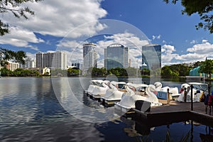 Orlando Skyline Lake Eola photo