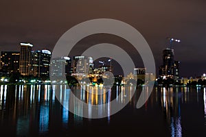 Orlando Skyline at night