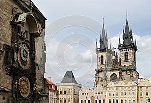 Orloj and Church of Mother of God