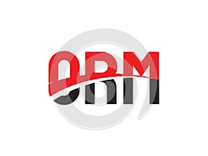 ORM Letter Initial Logo Design Vector Illustration