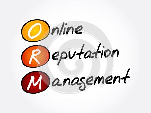 ORM - Online Reputation Management