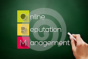 ORM - Online Reputation Management, acronym