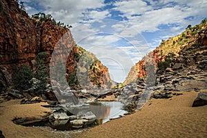 Ormiston Gorge in the west MacDonnell range, Northern Territory, Australia, photo