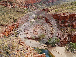 The Ormiston gorge in the Mcdonnell ranges