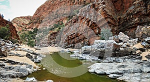 Ormiston Gorge in the west MacDonnell range, Northern Territory, Australia,