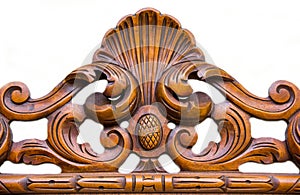 Ornament carved in wood