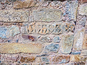 Ornament carvings at Dadi potis tomb in Lodi Garden photo