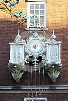 Ornament clock outdoor decoration