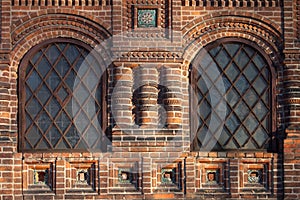 Ornament of facade of old chapel