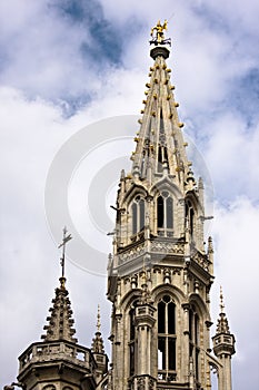 Ornament on Grote markt in brussels photo