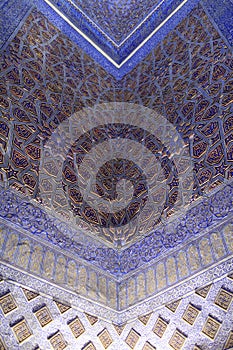 Ornament of Guri Amir mausoleum