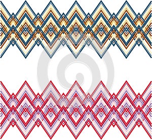 Ornament strip weave varicolored set