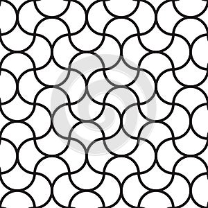 Ornamental arabic seamless pattern
