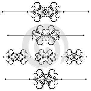 Ornamental Bar Line Divider 42