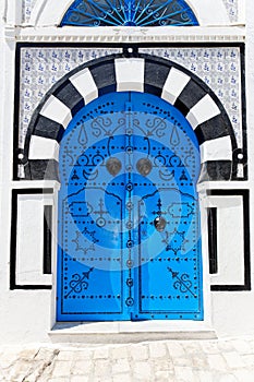 Ornamental Blue Door.