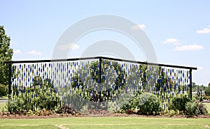 Ornamental Bottle Display at the West Tennessee Agricultural Research Center