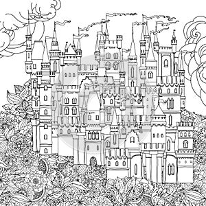 Ornamental castle from a fairy tale