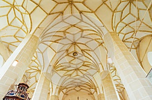 Ornamental church ceiling