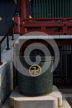 Ornamental details of the Senso-Ji temple complex