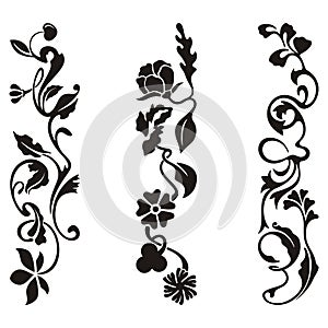 Ornamental frieze designs