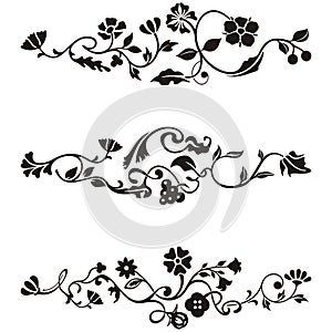 Ornamental frieze designs