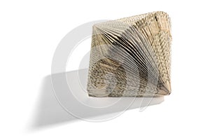 Ornamental geometrical concertina book shape photo