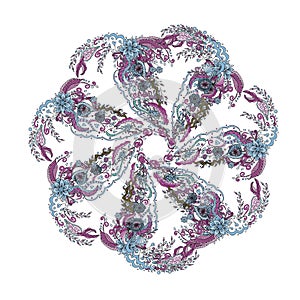 Ornamental lace pattern