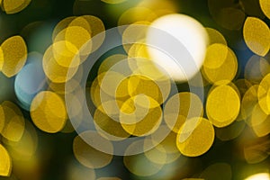 Ornamental lights/Light bulb/Abstract Light Bokeh Background.