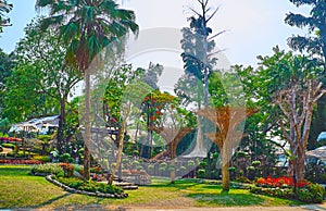Ornamental Mae Fah Luang garden, Doi Tung, Thailand