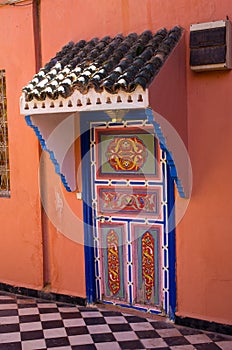 Ornamental moroccan door