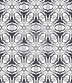 Ornamental pattern. Arabic seamless tiling