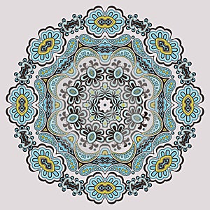 Ornamental round pattern